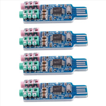 Pilote gratuit pour carte son USB CM108, puce de carte son USB bleue