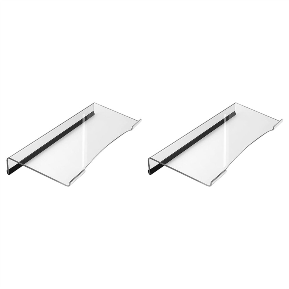 2X Acrylic Tilted Keyboard Holder For Ergonomic Typing Office Desk B 4851216662218