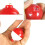 30 stuks visdobbers 1 inch, drukknopvisdobbers 1