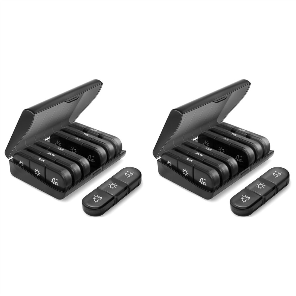 Nincs Mã¡Rka Light Portable Travel Pill Box Weekly Pill Organizer