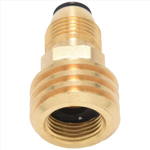 Propangasadapter konverterer POL LP-tankens serviceventil til QCC1/Type1 1