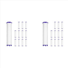 Filter for dusjhode 3,7 tommer sett med 12 filtre