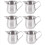 Κύπελλο κανάτας αφρού εσπρέσο Bell Creamer 3Oz από ανοξείδωτο ατσάλι 1