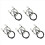 Travel Security Cable Lock,Braided Steel Coated Safety Cable 1