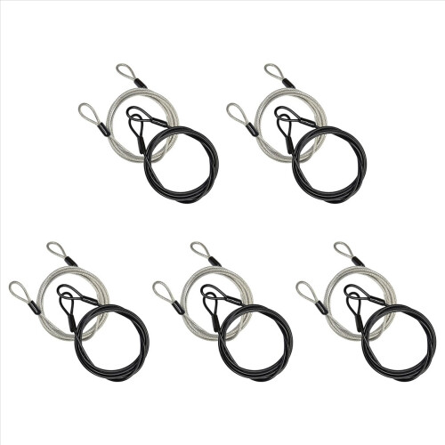 Travel Security Cable Lock,Braided Steel Coated Safety Cable
