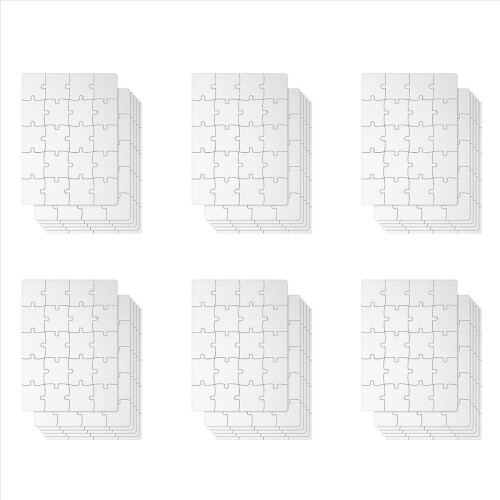 Prázdne puzzle pre sublimačnú termotlač A5