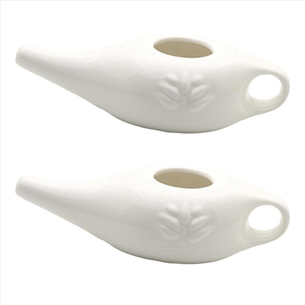 Nincs Mã¡Rka 250Ml Ceramic Neti Pot Nose Cleaning Pot,White