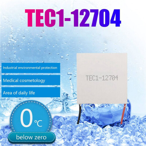 TEC1-12704 Termoelektrisk køler Peltier 30mmx30mm 12V4A 2