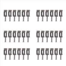 36X Gitár Húrláb Nyereg Roller Tremolo Ezüst Színben