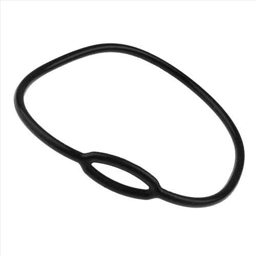 Dykkerhalskædeholder i silikone, fleksibel, 18 cm, sort 2