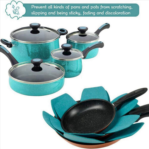 Pot and Pan Protectors, Set Of 12 and 3 Different Sizes 2
