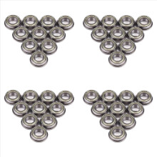 10 peças F688ZZ rolamentos flangeados de aço metálico 8 x 16 x 5 mm para motor