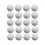 20 Pcs Golf Practice Foam Ball,for Backyard Hitting Mat,White 2