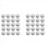 20 Pcs Golf Practice Foam Ball,for Backyard Hitting Mat,White 1
