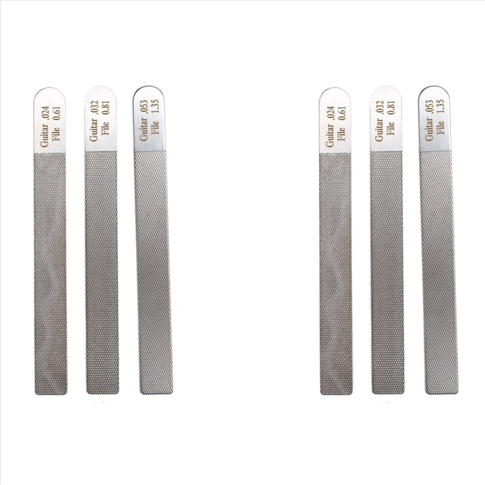3Pc/Set Guitar Nut Files Fret Crowning Slot Filing Luthier Repair Kit 4851216674747