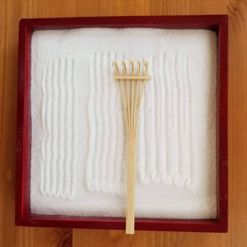 Set de greble mini din bambus, pentru meditație spirituală, pentru pace