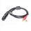 Lydsplitter Patch Y-kabel 1 XLR hunn til 2 hannplugg 5
