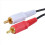 Lydsplitter Patch Y-kabel 1 XLR hunn til 2 hannplugg 3