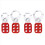 4 PCS Lock Out Tag Out Lock Hasp Steel Nylon για βιομηχανικό εξοπλισμό 2