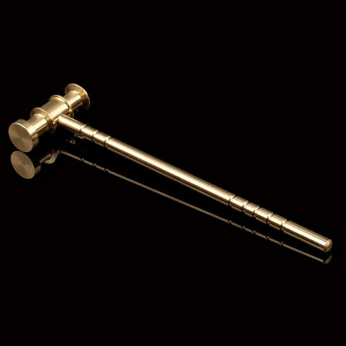 Høy kvalitet messing L150mm solid hammer DIY for manuell hammerklokke 1