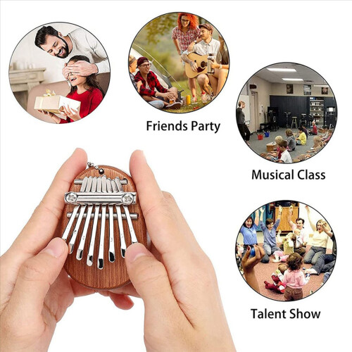 2 buc Kalimba Thumb Piano 8 taste Mini Thumb Piano deget pian mini 2
