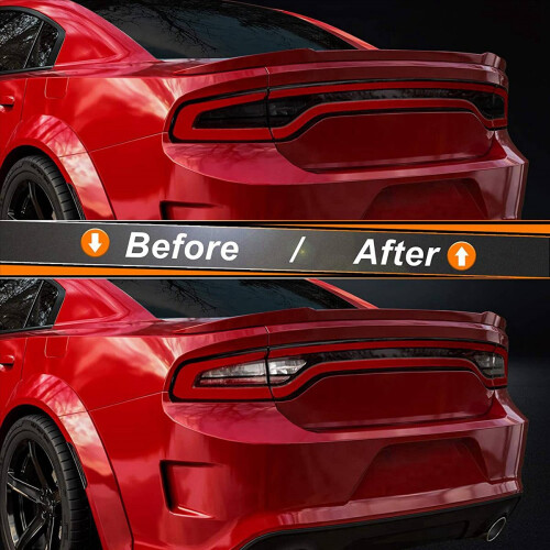 8X Car Smoke Tail Light Tint Kit for Charger 2015-2020 1