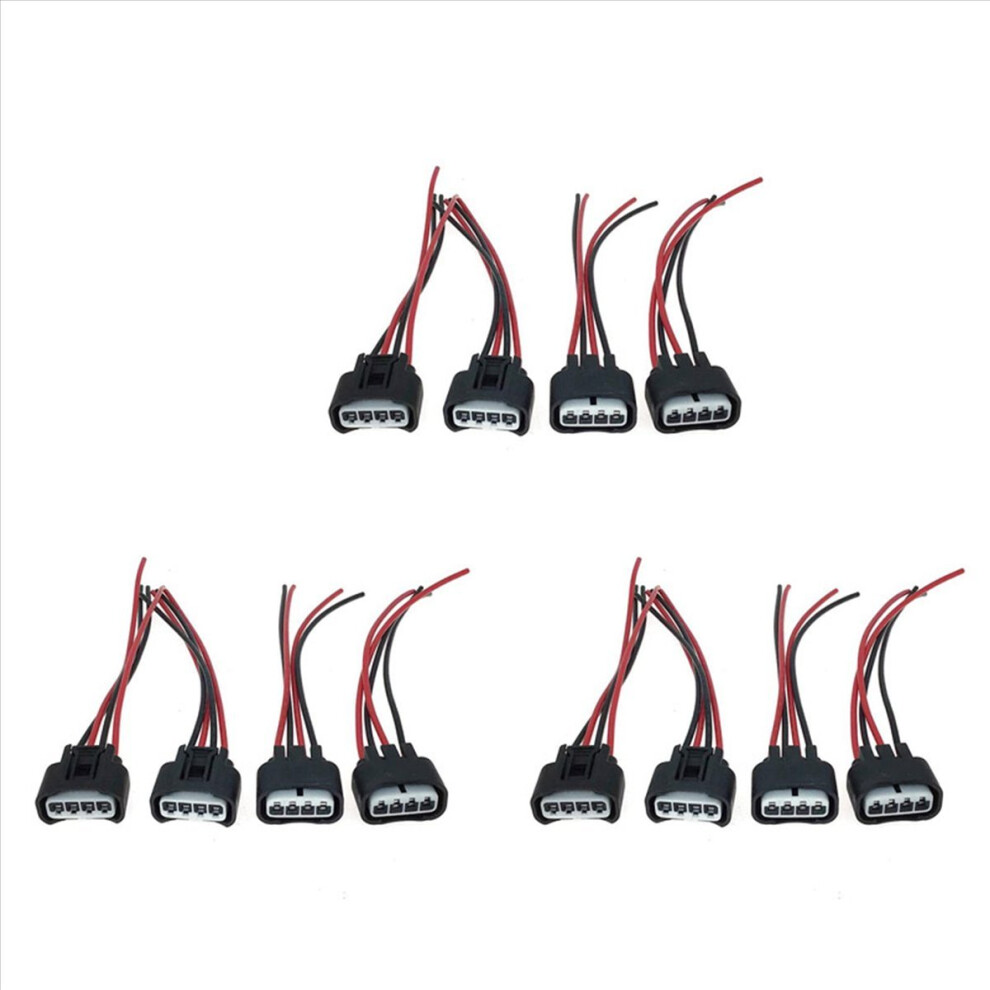 4Pcs Ignition Coil Female Connector Plug For 4851216680076