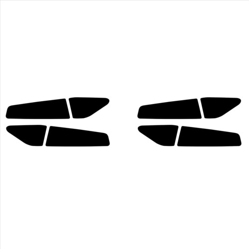 8X Car Smoke Tail Light Tint Kit for Charger 2015-2020
