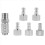 Airbrush hurtigkoblingsudløseradapter med 5 hanfittings 4