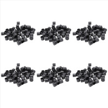 50 Stueck PVC Flexibel Rundes Endkappe rundes 12mm Fuss Abdeckung