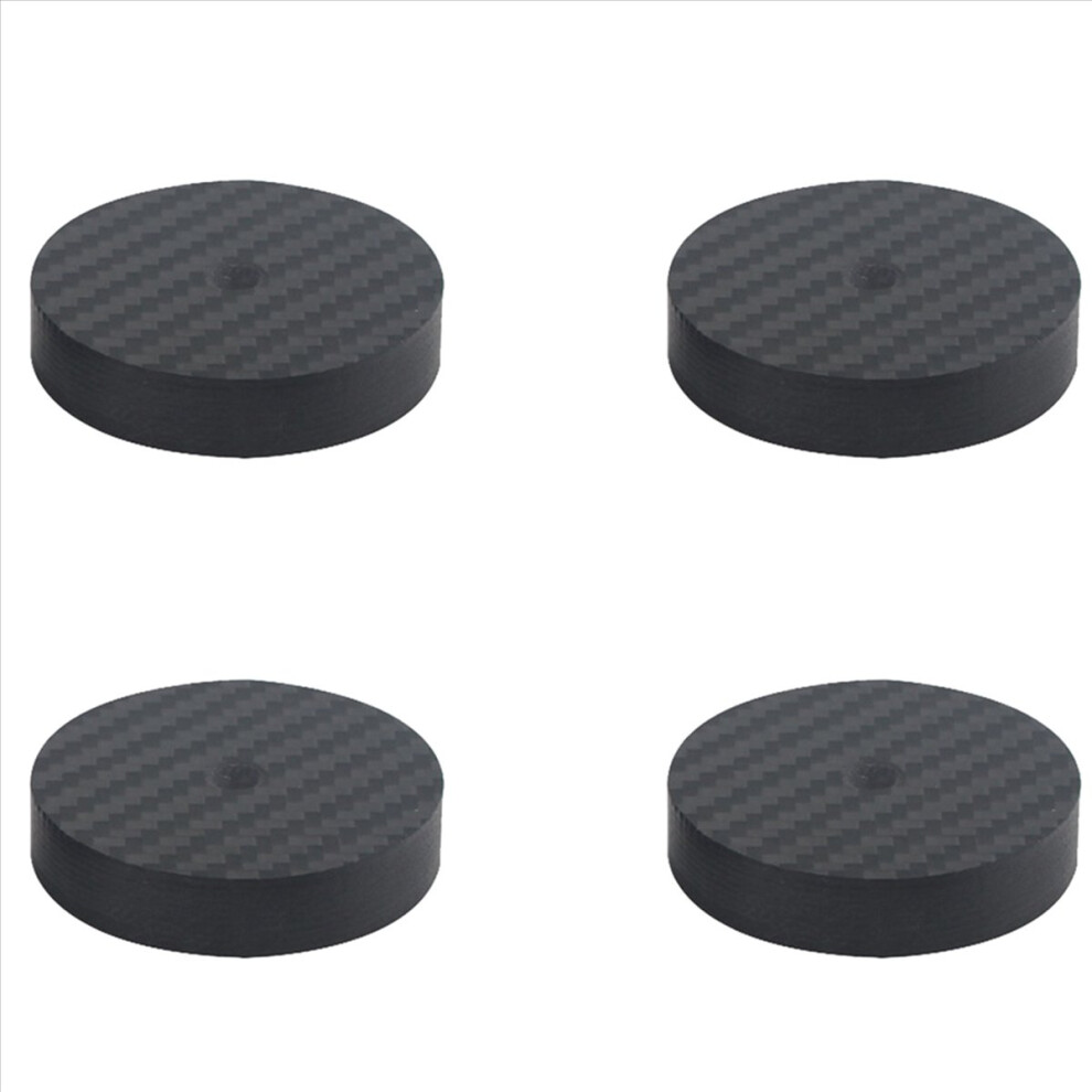 Carbon Fiber Speaker Isolation 40X10mm Spikes Base Pad Hifi Amp 4851216681417