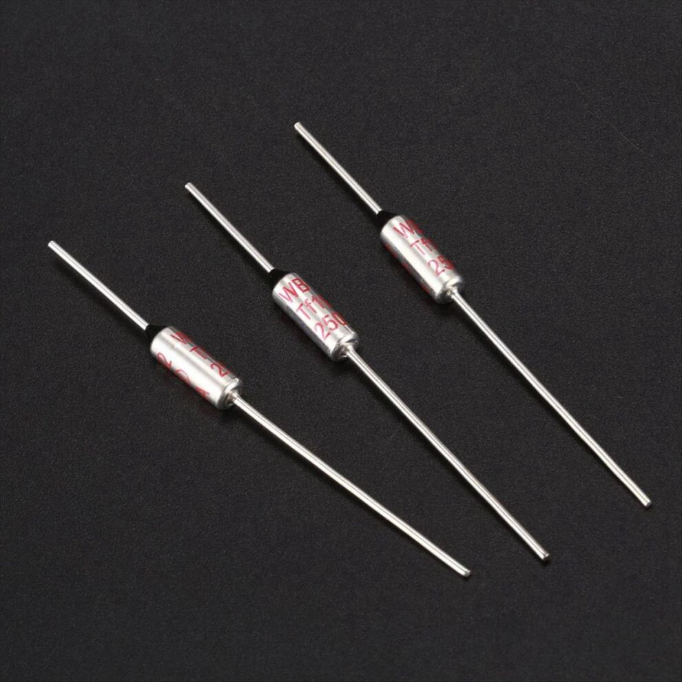 20 Pcs Ry Series Metal 192 Celsius 250V 10A Cutoffs Thermal Fuse 4851216682391