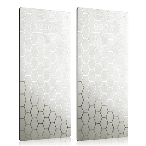 2PCS Diamond Sharpening Stone, Whetstone with Base(600/1200 Grit) 1