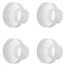 Adaptor reducție țeavă de ventilație Adaptor conductă de aer (150-100 mm)