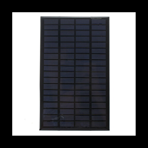2x 18V 2.5W Πολυκρυσταλλικοί Φορτιστές Φωτοβολταϊκών Κυψελών 19.4X12X0.3cm 1