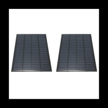 Carregador de células solares policristalinas armazenadas 2X 18V 2,5W 19,4X12X0,3cm