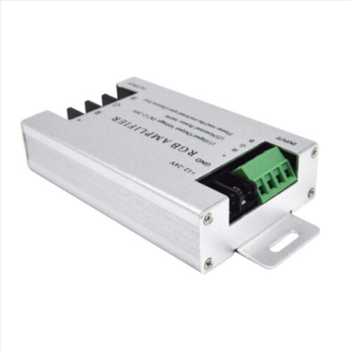 Ελεγκτής ενισχυτή LED RGB 360W DC12V-24V 30A με κέλυφος αλουμινίου 2