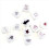 100 Pack 16MM Blank White Dice Set Acrylic D6 for Game,Party,Fun,DIY 4