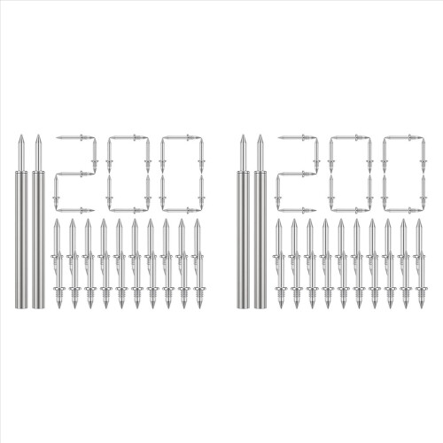 Doppelkopf-Sockelgewinde-Nagel, Sockelgewindeschrauben-Set