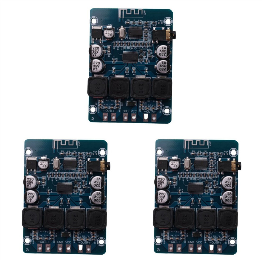Xh-M314 Tpa3118 Tooth Digital Power Amplifier Board 2X30w Stereo Blue 4851216686351