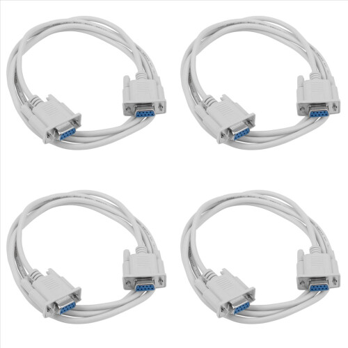 1 τεμάχιο 5ft F / F σειριακό καλώδιο RS232 Null Modem θηλυκό σε θηλυκό DB9 FTA