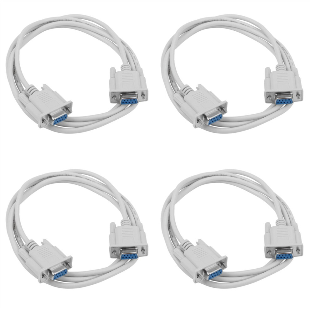 1Pc 5Ft F / F Serial Rs232 Null Modem Cable Female To Female Db9 Fta 4851216688669