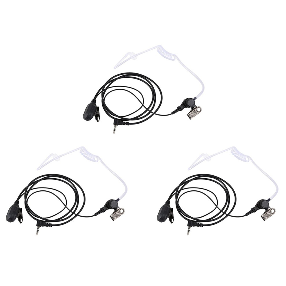 Acoustic Tube Earpiece Headset Mic 4851216689086