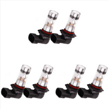 2x 9005 HB3 6000K 100W 2323 LED Projector Fog Light Bulbs White