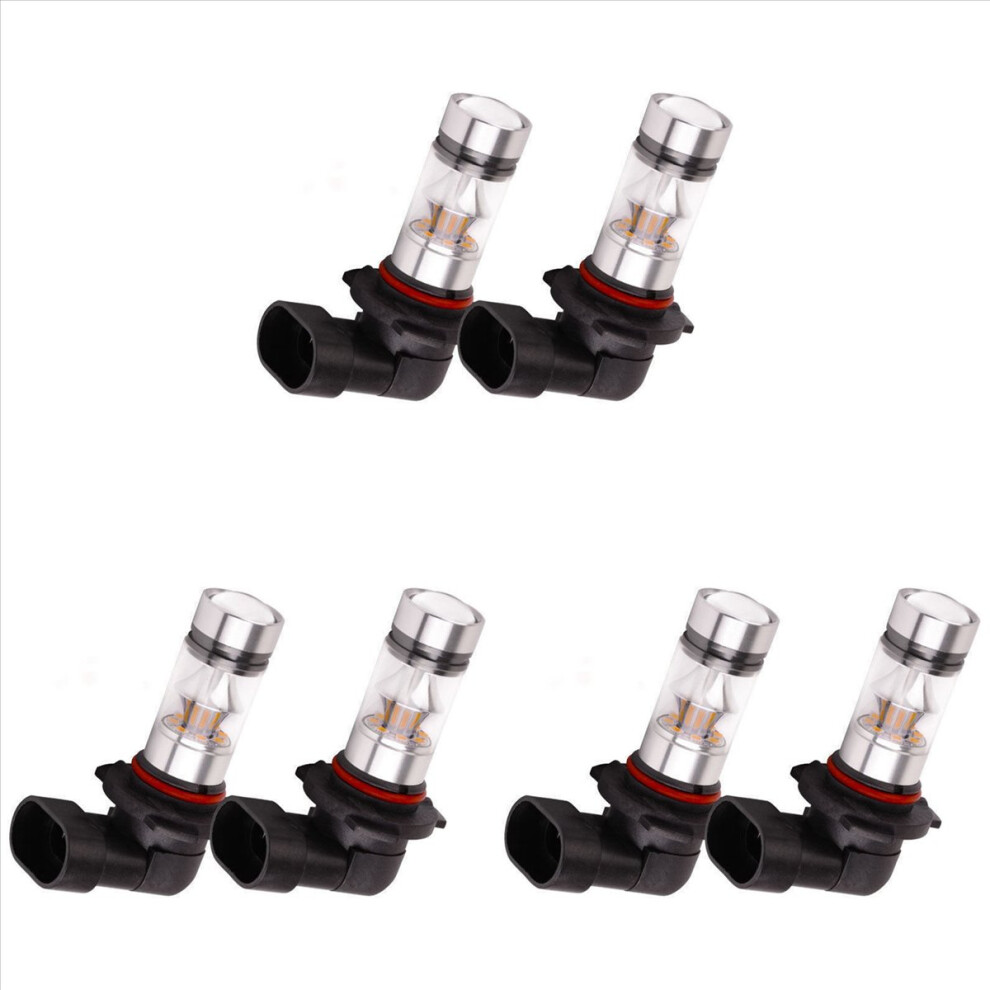 2X 9005 Hb3 6000K 100W 2323 Led Projector Fog Bulbs Light/White 4851216685798