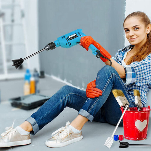 8 accessoires de mélange époxy pour perceuse, peinture et résine 2