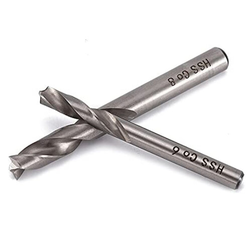2Pcs Spot Weld Drill Bit Set HSS Co Cobalt Spot Welded Cutter,6mm 8mm 1