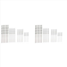 Diamantboorset 20 stuks 4 maten 1 mm 1,5 mm 2 mm 2,5 mm Twist Tip