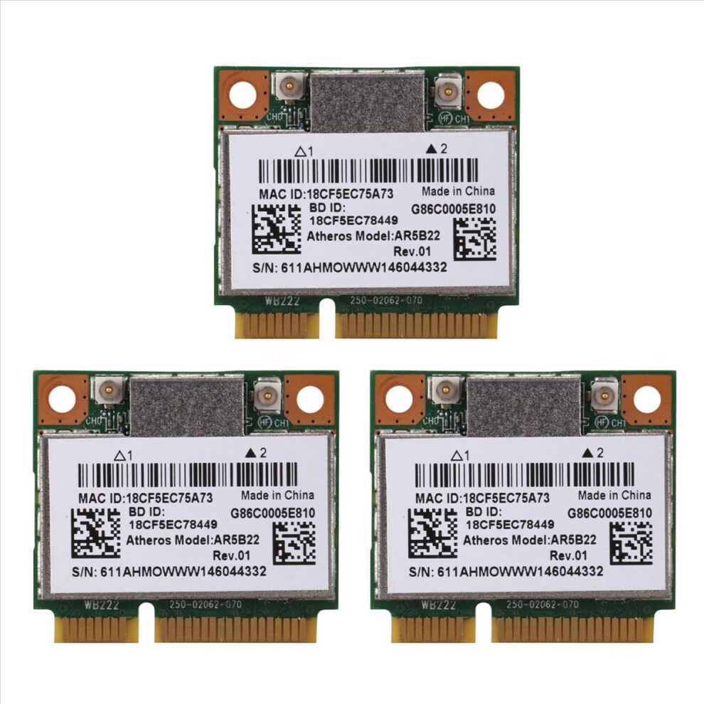 Ar5b22 2.4/5Ghz Dual Band Wifi Card 802.11Ac For Y400 Y500 4851216693588