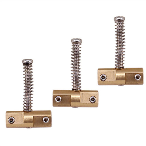 Gitarkompensert brosett i messing for TL 6 strenger (3 stk.) 2